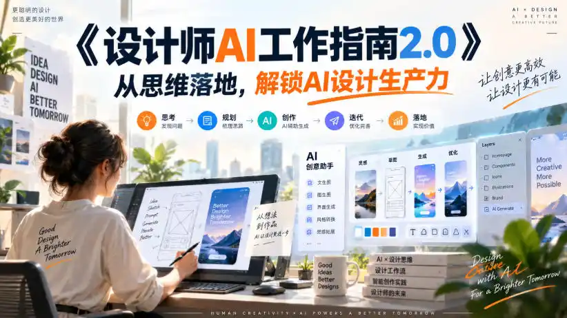 《设计师AI工作指南2.0》从思维落地-无水印,解锁AI设计生产力-优优云网创