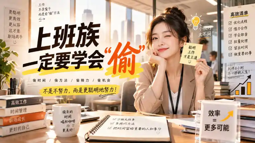 某社群精选付费文：上班族一定要学会“偷“-优优云网创